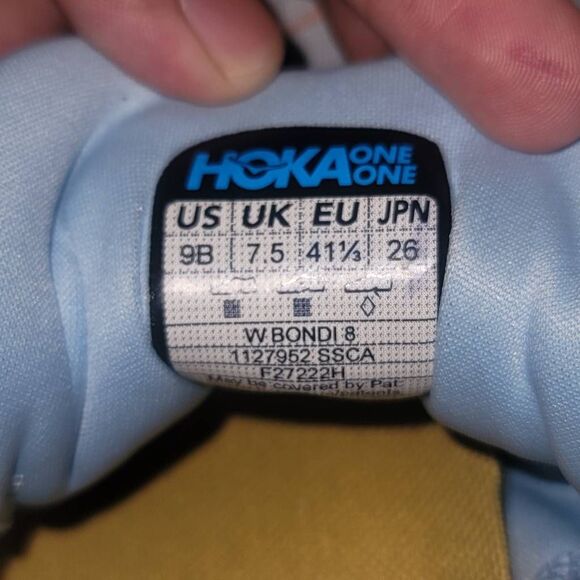 HOKA ONE ONE BONDI 8 - WOMEN'S RUNNING SHOES - SIZE 9B - Picture 9 of 9